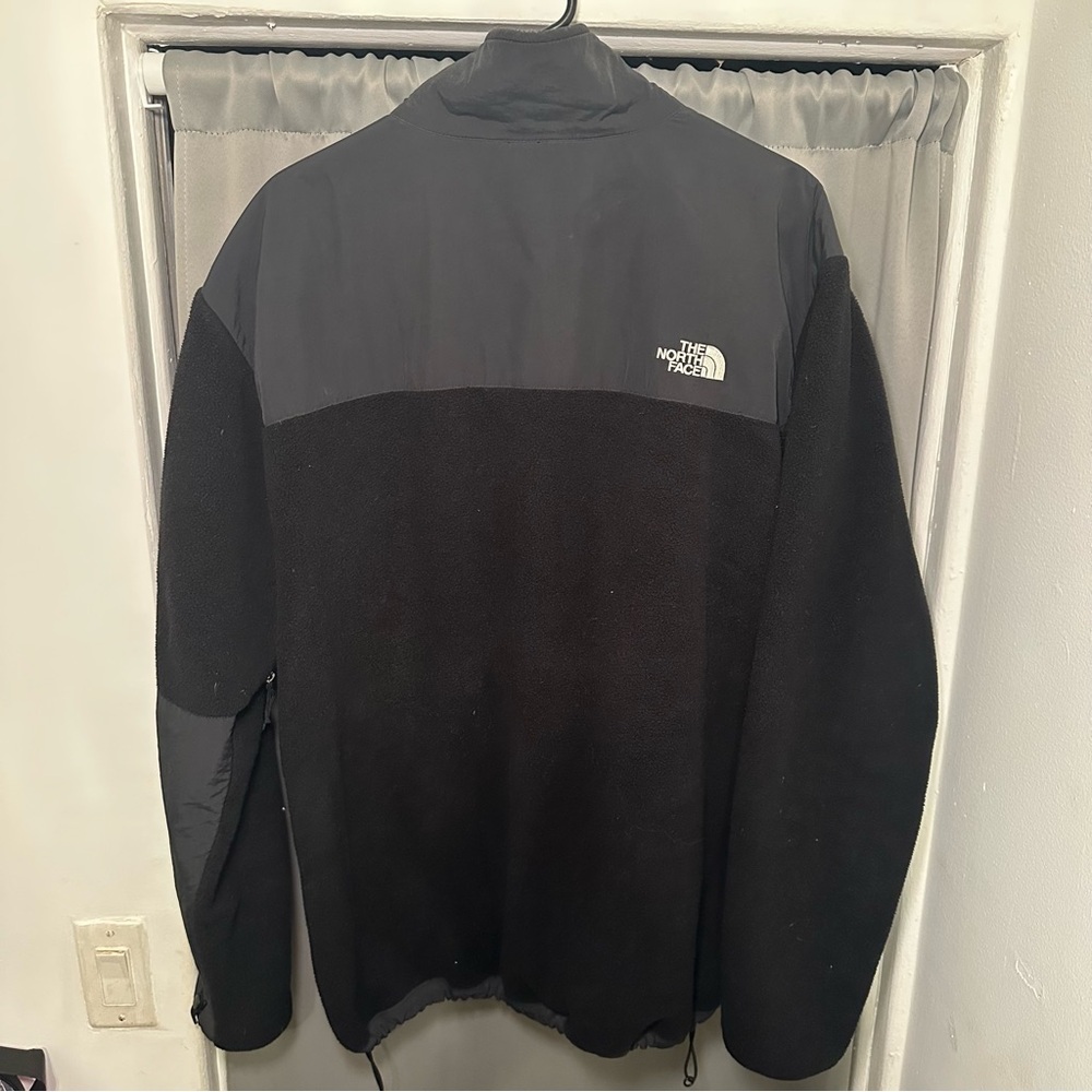 The North Face Black Gray Polartec Amyn Fleece Jacket Full-Length Zipper 2XL - Picture 7 of 12